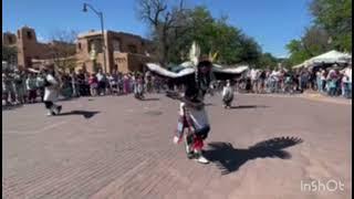 Seasonal Dance Group , Eagle Dance @SantaFeIndianMarket 2024