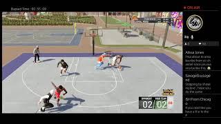 YungCarnage88's NBA2K19 running Rambo_651 and ish