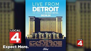 Fans pack Michigan Central Station for anticipated concert in Detroit