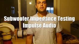 Subwoofer Impedance Testing for 2ohm Amp Matching