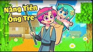 YUMMIE NÀNG ÚT ỐNG TRE BẢO VỆ HIHA TRONG MINECRAFT * TIÊN ỐNG TRE ‍️