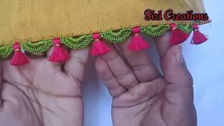 Saree Kuchu #81/ಸೀರೆ ಕುಚ್ಚು / simple Saree kuchu tutorial for beginners / Perfect arch for beginners