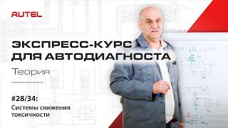 28/34: Диагностика системы управления бензиновым ДВС. Системы снижения токсичности. Теория