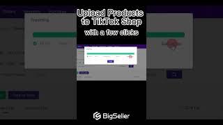 Copy and upload products to TikTok Shop with BigSeller #shorts