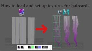 From Fibershop to Maya with GS CurveTools: how to load and set up textures for haircards