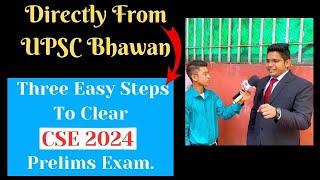 *Three Simple* Advice To Clear CSE Prelims 2024 | Shubham Pawar |