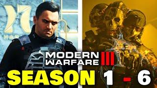 ALL Modern Warfare 3 Cutscenes (Seasons 1-6) Warzone & COD MW3 Seasonal Cutscenes lack of a story 