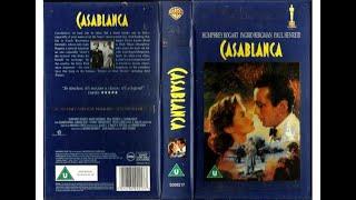 Original VHS Opening and Closing to Casablanca UK VHS Tape (Warner Home Video Version)