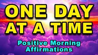 One Day At A Time | Positive Morning Affirmations | Affirmations for Positive Thinking | Gratitude