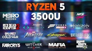 RYZEN 5 3500U || VEGA 8 || GAMING TEST / 17 GAMES TEST