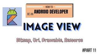 Five ways to set an image on an ImageView. (Bitmap-Uir-Drawable - Resource) | Android studio kotlin.