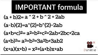 Important Formula #Maths newsolutions #viral video #
