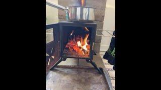 EMERGENCY HEAT YOUR HOME‼️ PORTABLE WOOD STOVE‼️