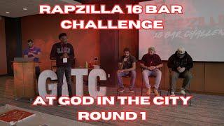 Rapzilla 16 Bar Challenge Round 1 at Esperanza's God in the City