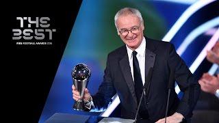 THE BEST FIFA MEN'S COACH 2016 - Claudio Ranieri WINNER