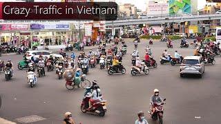 Crazy yet Organized Traffic in Vietnam Ho Chi Minh