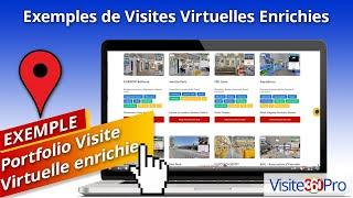 Portfolio  & Exemples ️ de Visites Virtuelles Enrichies 