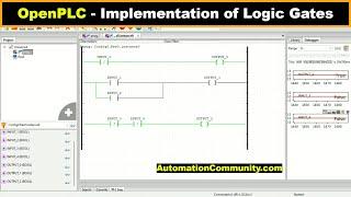 OpenPLC Tutorials - Implementation of Logic Gates