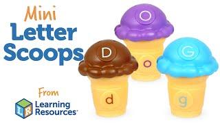 Mini Letter Scoops