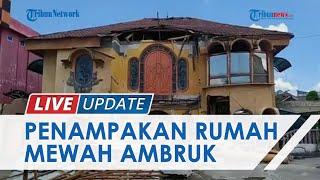 Viral Video Detik-detik Rumah Mewah di Banjarmasin Ambruk, Pemilik Rugi Rp3 M dan Ini Pengakuannya