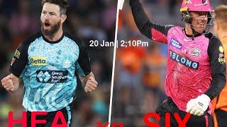 SIX vs HEA Dream11 Team | HEA vs SIX Dream11 Prediction | Heat vs Sixers Dream Team | BBL Qualifier