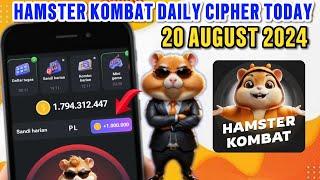 HAMSTER KOMBAT DAILY CIPHER FOR 20 AUGUST