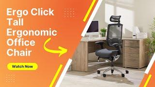 Ergo Click Fabric & Mesh Office Chair With Headrest