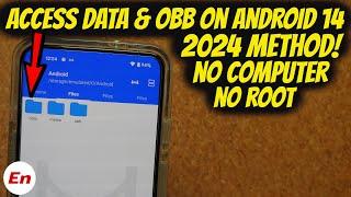 Android 14 How to Access Android Data & OBB Folders | Without Root | NO Computer | 2024 Guide
