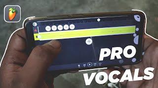 how to record vocals professionally in mobile | fl studio mobile