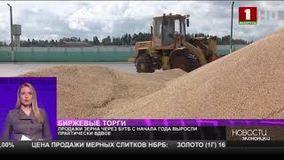 Продажи зерна через БУТБ с начала года выросли практически вдвое