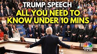 Top Headlines From President Donald Trump's Address To Joint Session Of US Congress | N18G