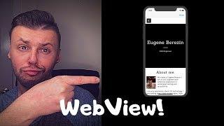 Build your app-portfolio with WebView! iOS. #ios #iosdev #webview