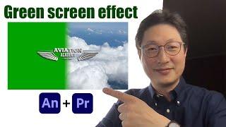 Combining Adobe Animate file with Premiere Pro using green screen effect.
