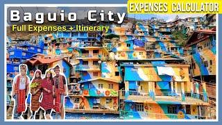 DAY 4-5 | EXPENSES + ITINERARY FOR 4PAX | 5 DAYS IN BAGUIO CITY, PHILIPPINES  [HD]