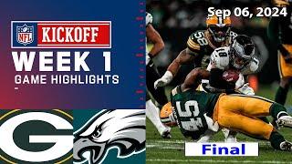 Packers vs Eagles 4th-final, Crazy Ending 09/06/2024 WEEK 1 | NFL Season 2024 | NFL Highlights