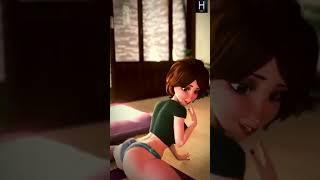 Aunt cass twerking a lilte bit |3D Animation | Big hero 6 #shorts #short #3danimation #auntcass