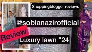 Sobia nazir luxury lawn "24 | shoppingblogger reviews