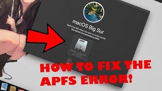 How to Fix (This volume is not formatted as APFS Error) On Any Mac!