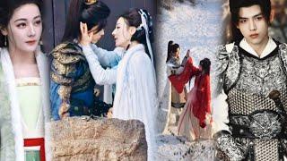 Dilraba Dilmurat & Chen Feiyu overflowing chemistry displayed while dancing in the snow in BTS