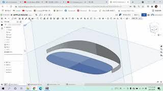 Onshape for apple mouse 2 疊層拉伸出正確曲面