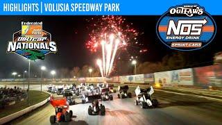 World of Outlaws NOS Energy Drink Sprint Cars | Volusia Speedway Park | Feb. 8, 2025 | HIGHLIGHTS