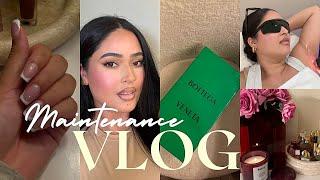 MAINTENANCE VLOG  I'M BACK...GETTING BOTOX, LIP FLIP + LASER + SELF CARE + LUXURY FALL HAUL + GRWM!