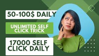 How to earn money from URL short link by 'unlimited self-clicking' trick.