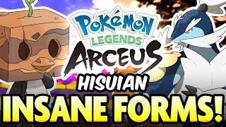 13 NEW HISUIAN FORM IDEAS for POKEMON LEGENDS ARCEUS!