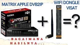 WIFI DONGLE VISAT WF Q1-M di set top box MATRIX APPLE DVB2IP "bagus..??"