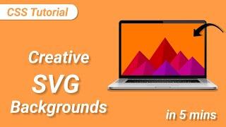 Creative SVG Backgrounds in 5 mins | Beautiful SVG backgrounds for modern website design