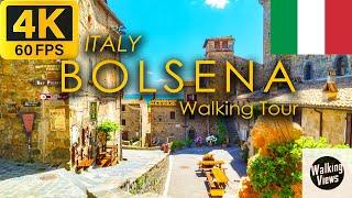 Discover Bolsena, Italy - Walking Tour - UHD 4K 60FPS Video with Captions.