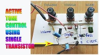 How to Make Active Tone Controls Easily Without PCB