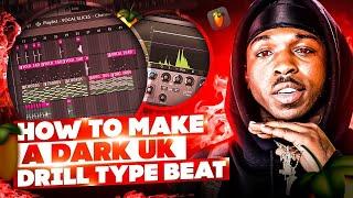 How To Make A Dark UK  Drill Beats From Scratch (FL Studio Tutorial) #Darkukdrillbeat