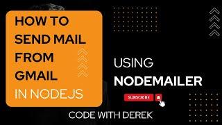 How to Send Email from Gmail Account using Nodemailer in Node.js | Easy Tutorial with Code